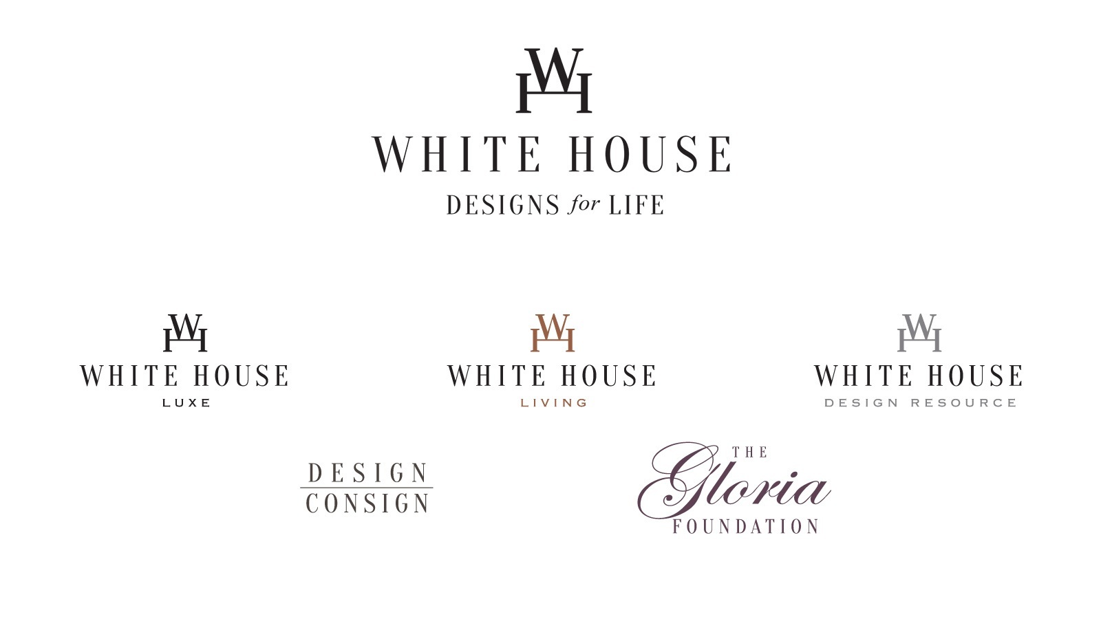 RE EVOLUTION // White House "Designs for Life" - Branding - Logo Architecture